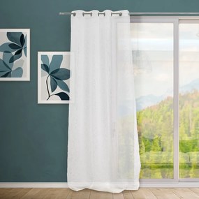 Бяло-сребриста завеса 140x260 cm Pucka – Casa Selección