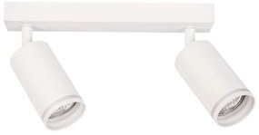 Точково осветително тяло PIPE 2xGU10/10W/230V бяло