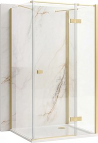 Душ кабина Rea Atlas 80x100 Brush Gold