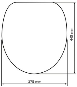 Тоалетна седалка от гранит с лесно затваряне Premium , 45,2 x 37,6 cm Ottana - Wenko