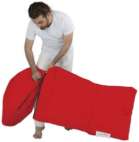Градински пуф Siesta Sofa Bed Pouf, цвят Червен