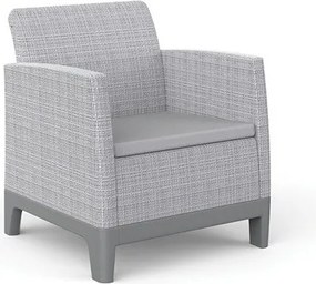 Светлосиви пластмасови градински столове в комплект 2 бр. Scandi Forma – Keter