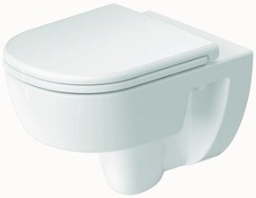 Duravit 45130900B2 - Подвесен WC с капак и седалка D-CODE, керамика/бял гланц