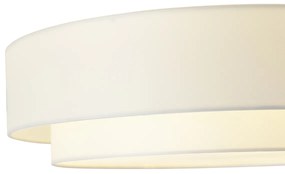 Модерна таванна лампа бяла 50 см 3-светлини - Drum Duo