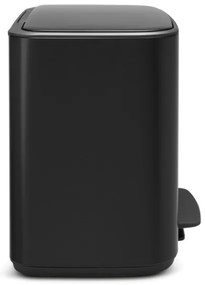 Кош за боклук Brabantia Bo Pedal 1000236, 36 л, Леко затваряне, Противоплъзгаща основа, Устойчив на пръстови отпечатъци, Черен