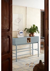 Синя/сива конзолна маса 35x120 cm Corvo – Teulat