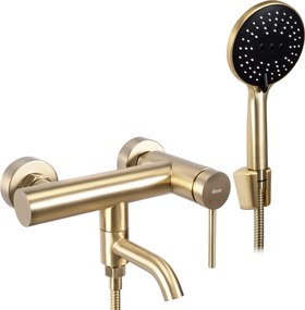 Смесител за вана Rea Clif Brush Gold