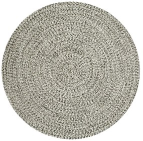 Сив/бежов кръгъл външен килим ø 200 cm - NORTHRUGS
