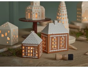 Керамичен свещник за чаена свещ Gingerbread Lighthouse – Kähler Design
