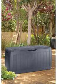 Тъмносива градинска кутия за съхранение Hollywood – Keter