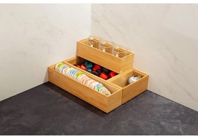 Бамбукова кутия , 22,5 x 7,5 x 6,35 cm - Compactor