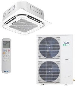 Касетъчен климатик AUX AUCA-H60/SDR3HYCA + AL-H60/SDR3C2(U), 60000 BTU, 100 м2, R-32, Бял