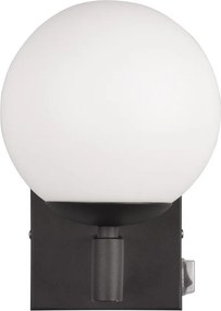 Матово черно стенна лампа ø 14 cm Kula – Trio