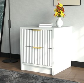 Нощно шкафче Allegro-Бяло