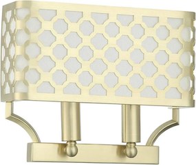 Open Design OR84603 - Стенно осветително тяло VERNO 2xE14/12W/230V месинг