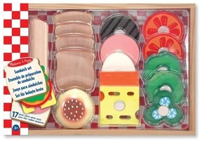 Melissa & Doug - Дървен комплект - Направи си сандвичи