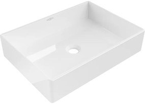 Mexen Goya мивка за плот 51 x 37 см, бяла - 22185000