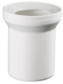 Bruckner - Прав съединител за тоалетна чиния 25 см бял