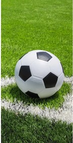 Зелена памучна детска кърпа 70x140 cm Football – Jerry Fabrics