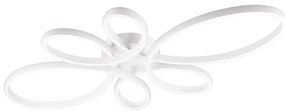 Бяла LED светлина за таван 45,5x83 см Fly - Trio