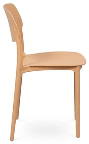 Прасковен пластмасов градински стол Hébé – Bonami Essentials