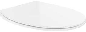 Mexen Egg седалка за тоалетна със забавено затваряне, тънка, дуропласт, бял гланц - 39243000
