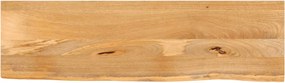 370481 vidaXL Плот за маса, жив ръб, 110x30x3,8 см, масивно дърво манго