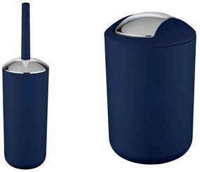 Тъмносин пластмасов комплект аксесоари за баня Brasil – Wenko