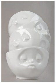 Комплект от 2 бели порцеланови чаши за любов , обем 200 ml - 58products