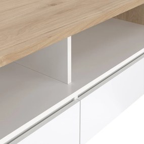 Масичка за кафе в бял и естествен цвят 60x120 cm Next – Tvilum