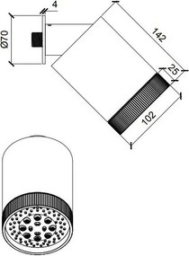 Душ слушалка Beam Multijet Almar-Inox
