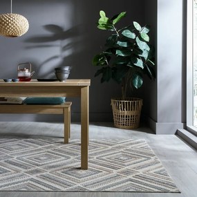 Сиво-бежов килим подходящ за пране 116x170 cm Beckett – Flair Rugs