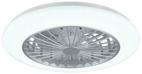 Бяло LED осветително тяло за таван Stralsund – Trio