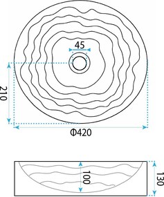 Умивалник за плот Rea Calla