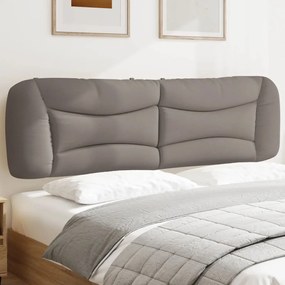 374604 vidaXL Мека табла за легло Hvar, таупе, 180 см, плат