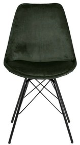 Тъмнозелен стол за хранене Eris - Actona