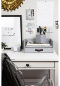 Картонен органайзер за докумнети с чекмедже Walter – Bigso Box of Sweden