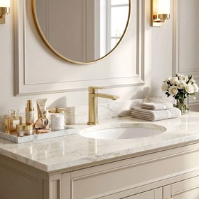 Смесител за баня Rea Hunter Brush Gold Low