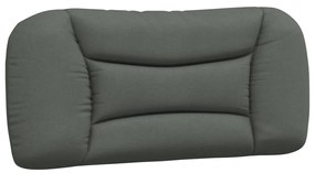374526 vidaXL Мека табла за легло, тъмносива, 80 см, плат