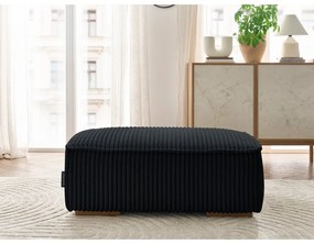 Черна табуретка от рипсено кадифе Chelsea – Bobochic Paris