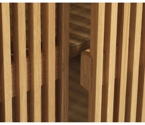 Шкафче от декор от дъб в естествен цвят 95x140 cm Tiber – Unique Furniture