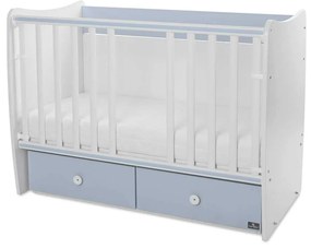 LORELLI Classic Легло 60/120см. MATRIX БЯЛО/BABY BLUE