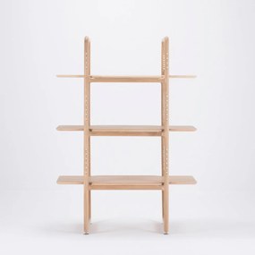 Библиотека за книги от масивна дъбова дървесина , височина 140 cm Muse - Gazzda