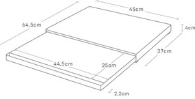 Метален допълнителен рафт Tower – YAMAZAKI