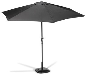 Черен чадър без основа , ø 300 cm Sun - Bonami Essentials
