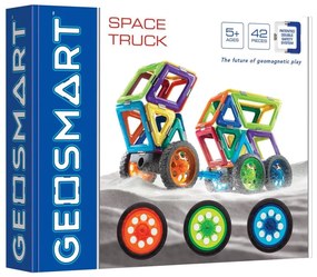 GeoSmart - Магнитен комплект за строене Space Truck 42 бр.