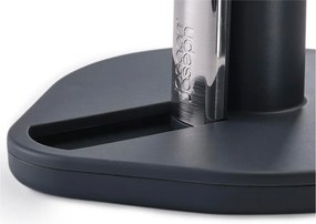 Тъмносива пластмасова стойка за кухненска хартия Hold – Joseph Joseph