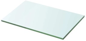 3051545 vidaXL Рафтове, 2 бр, панели прозрачно стъкло, 20x25 см
