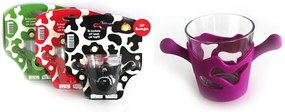 Lav - Детска стъклена чаша със силиконови дръжки различни цветове