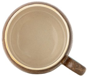 Зелени/кафяви глинени чаши в комплект от 4 бр. 400 ml Sheen – Bloomingville